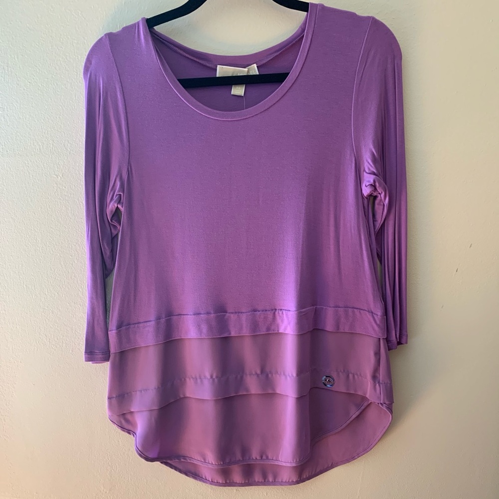 Michael Kors light purple top